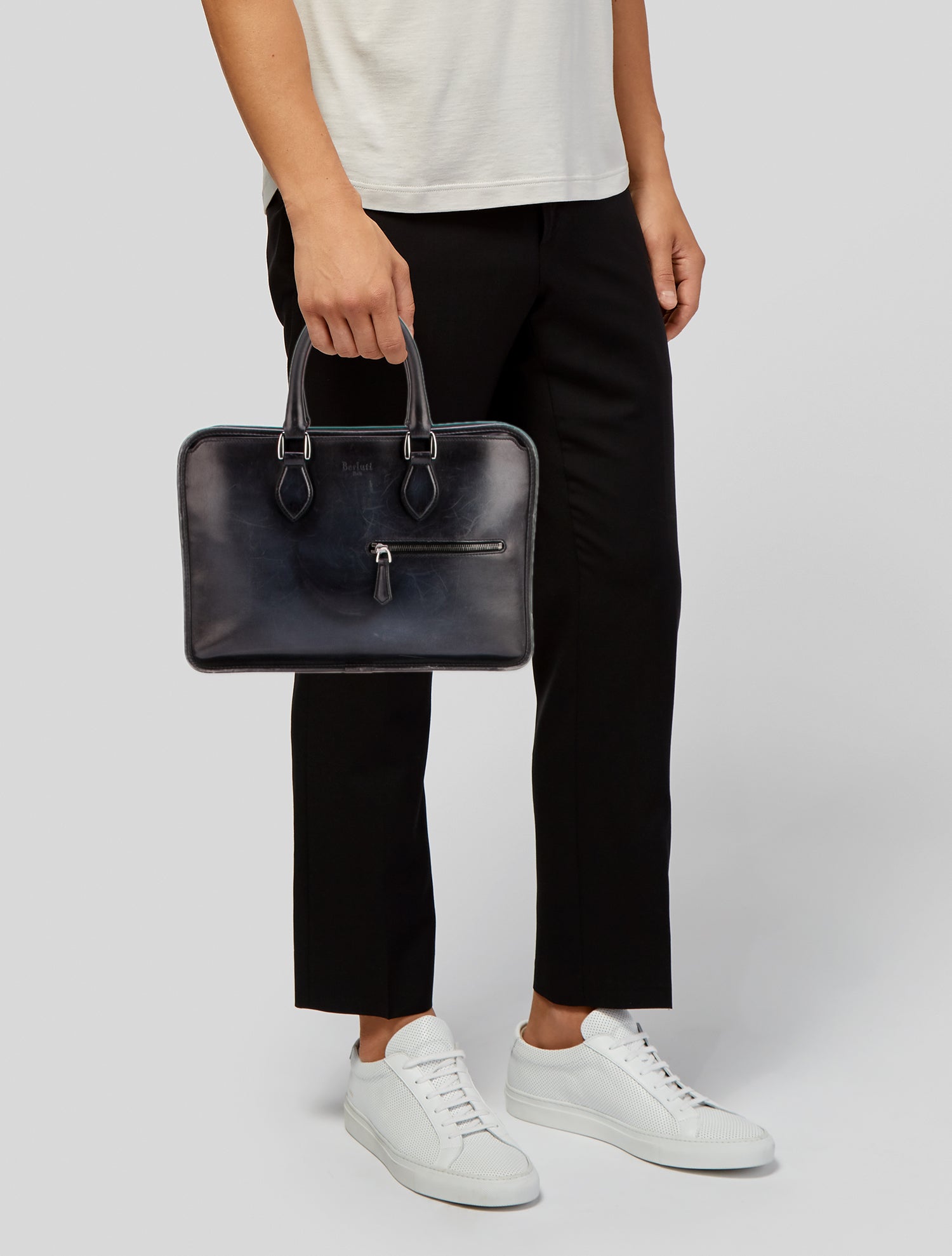 Berluti Leather Briefcase