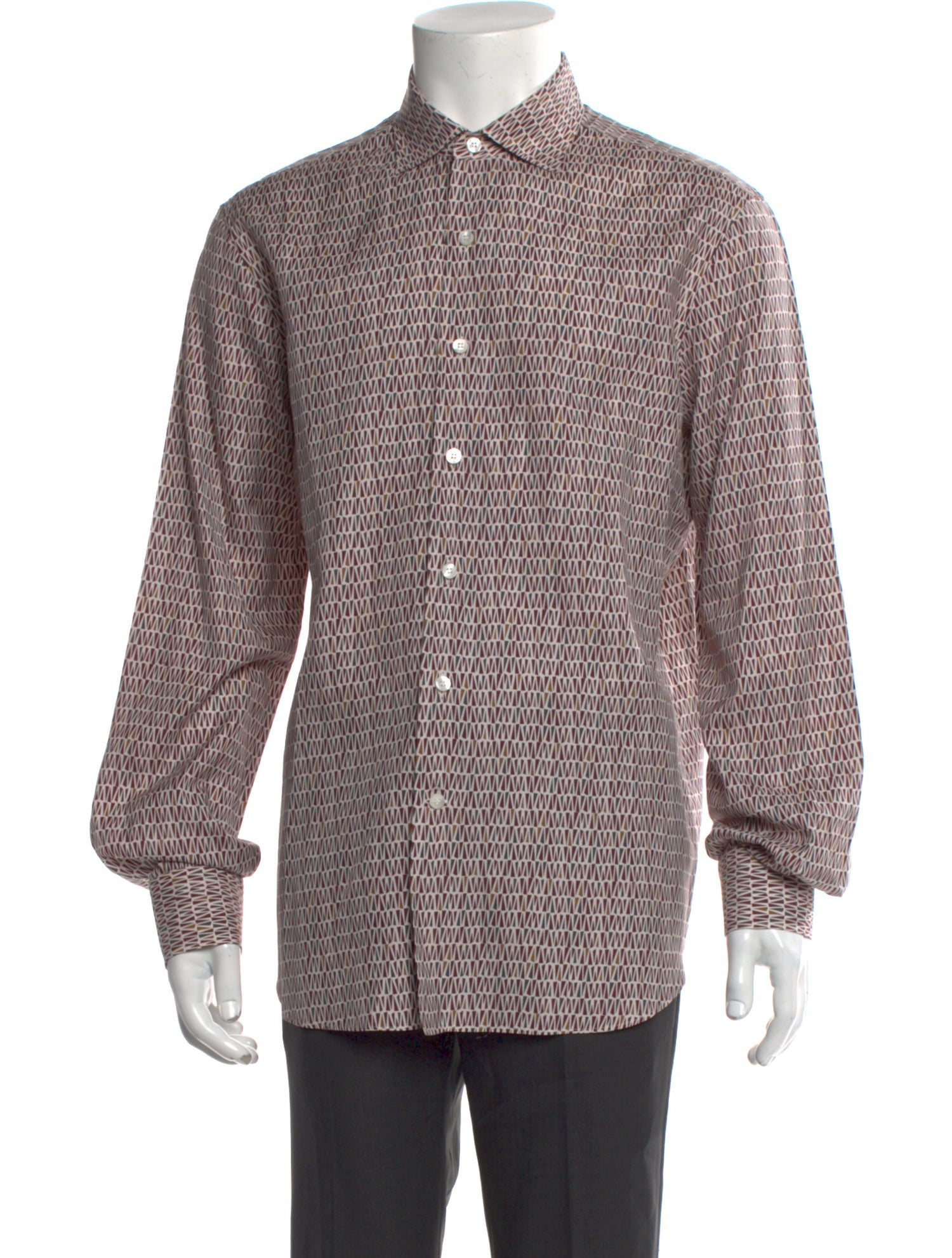 Berluti Printed Long Sleeve Shirt