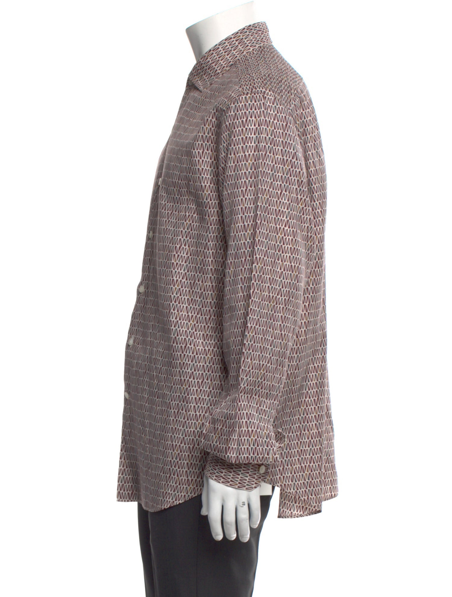 Berluti Printed Long Sleeve Shirt