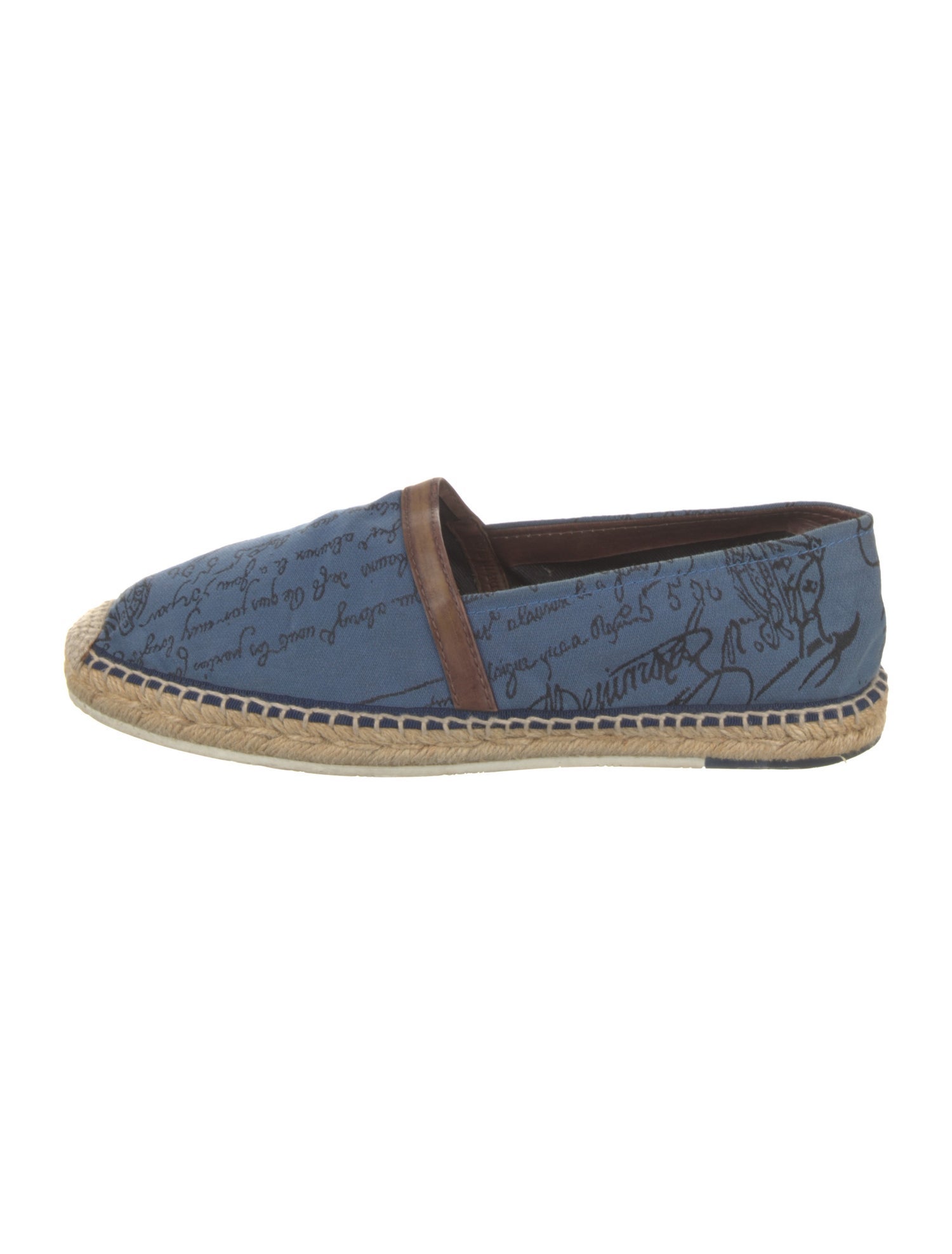 Berluti Canvas Printed Espadrilles