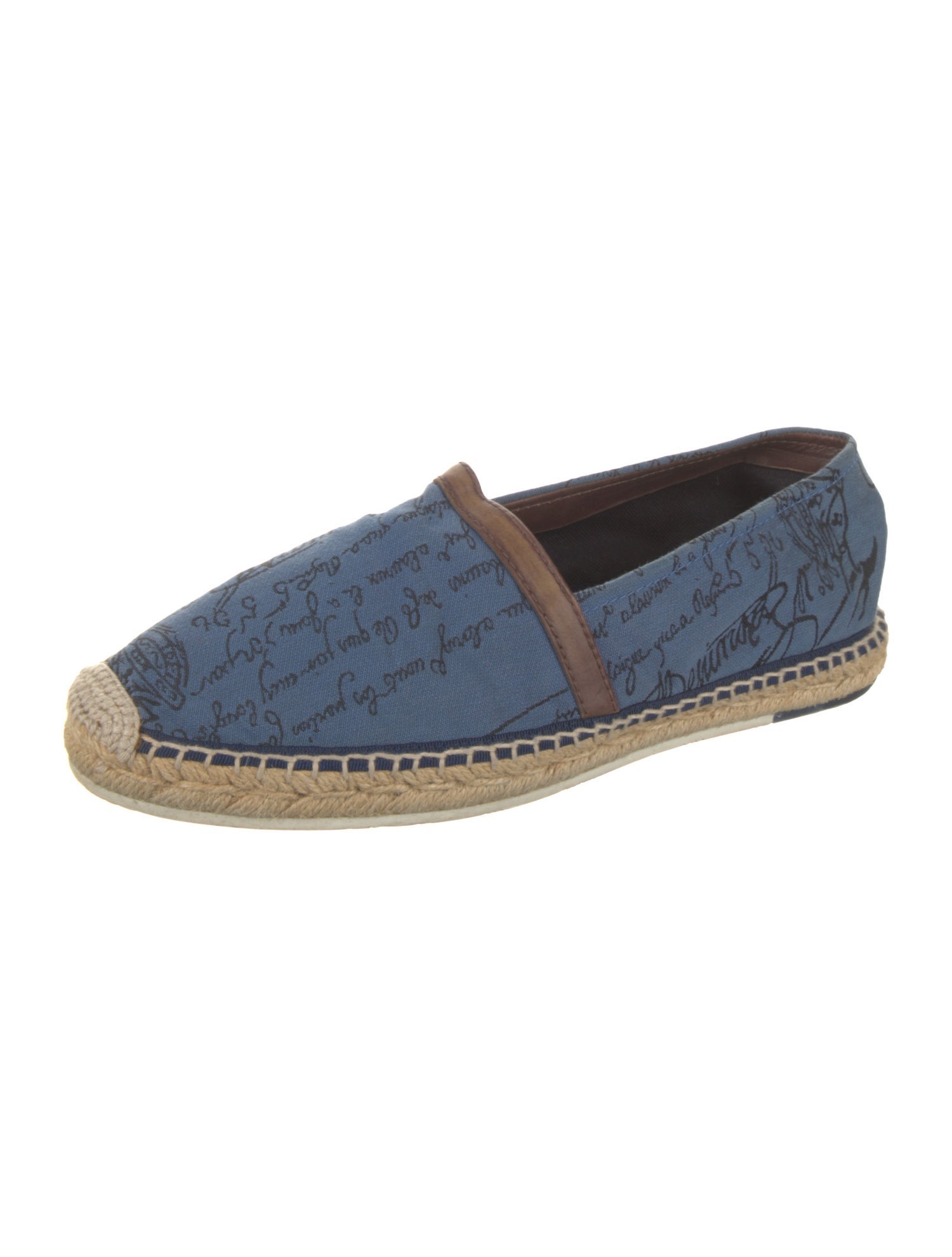 Berluti Canvas Printed Espadrilles