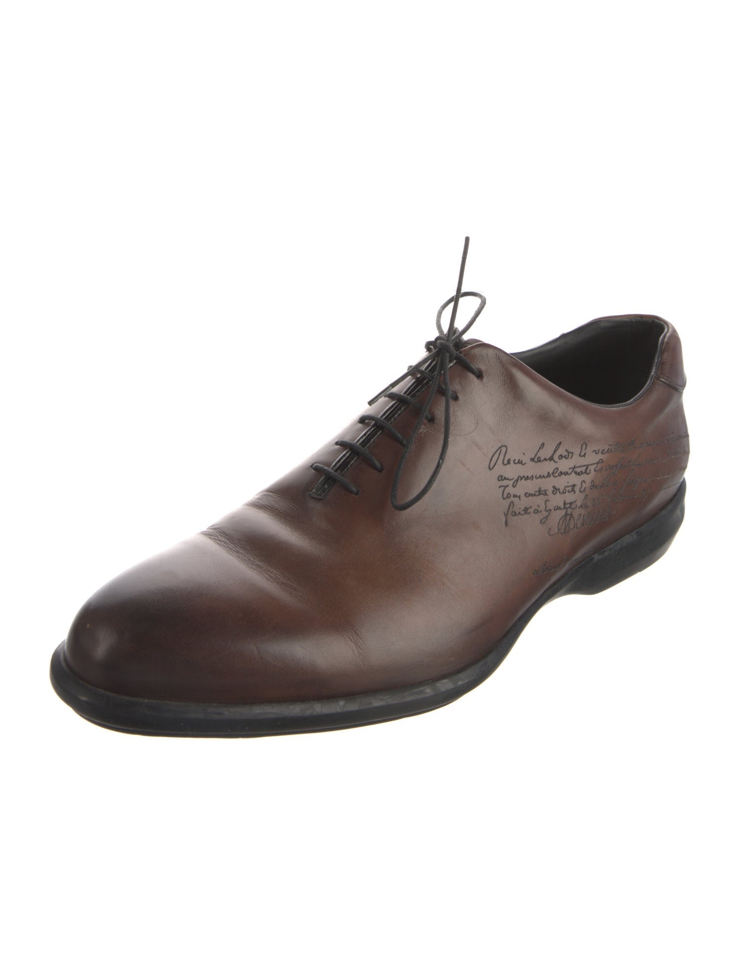 Berluti Leather Oxfords