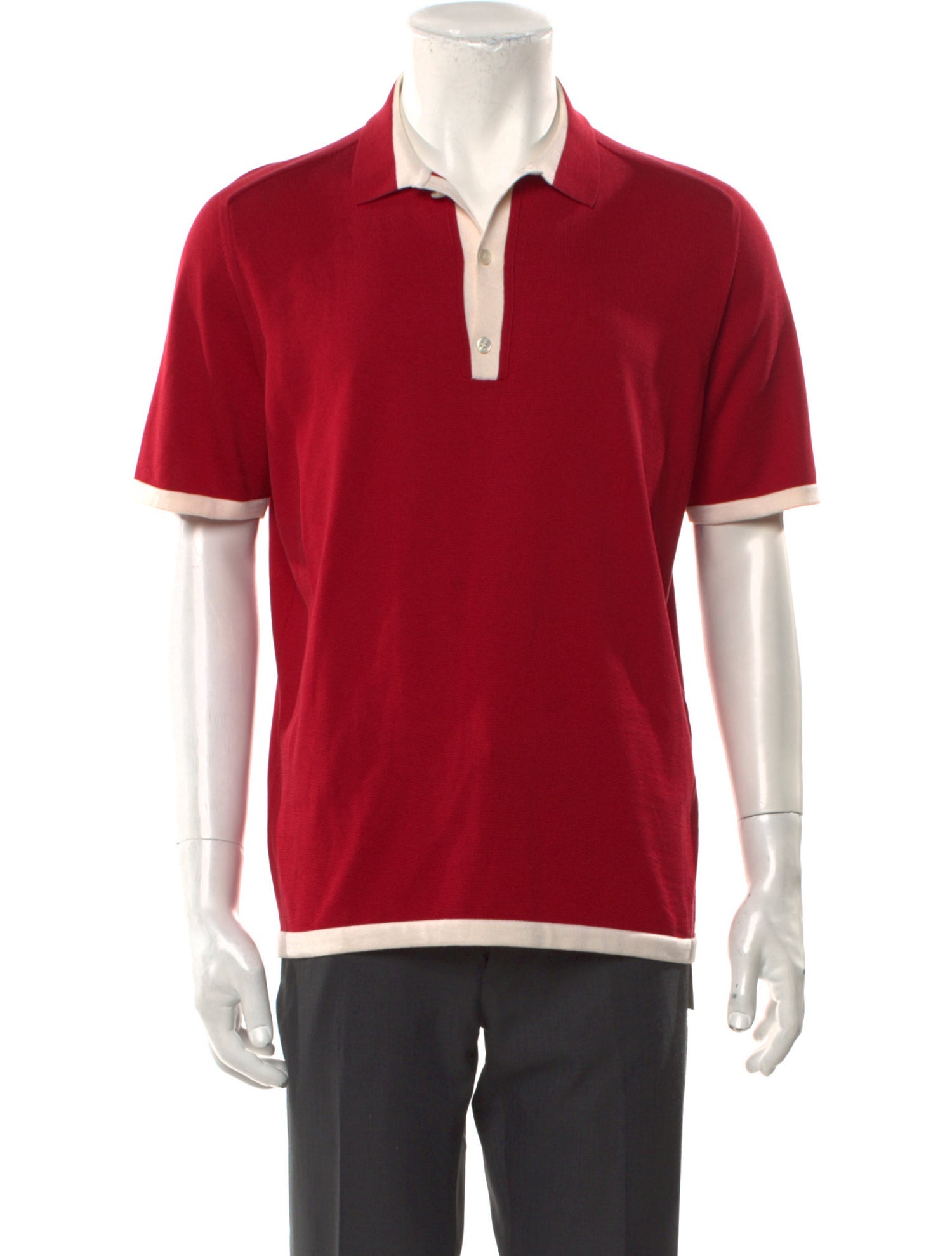 Berluti Collar Short Sleeve Polo Shirt