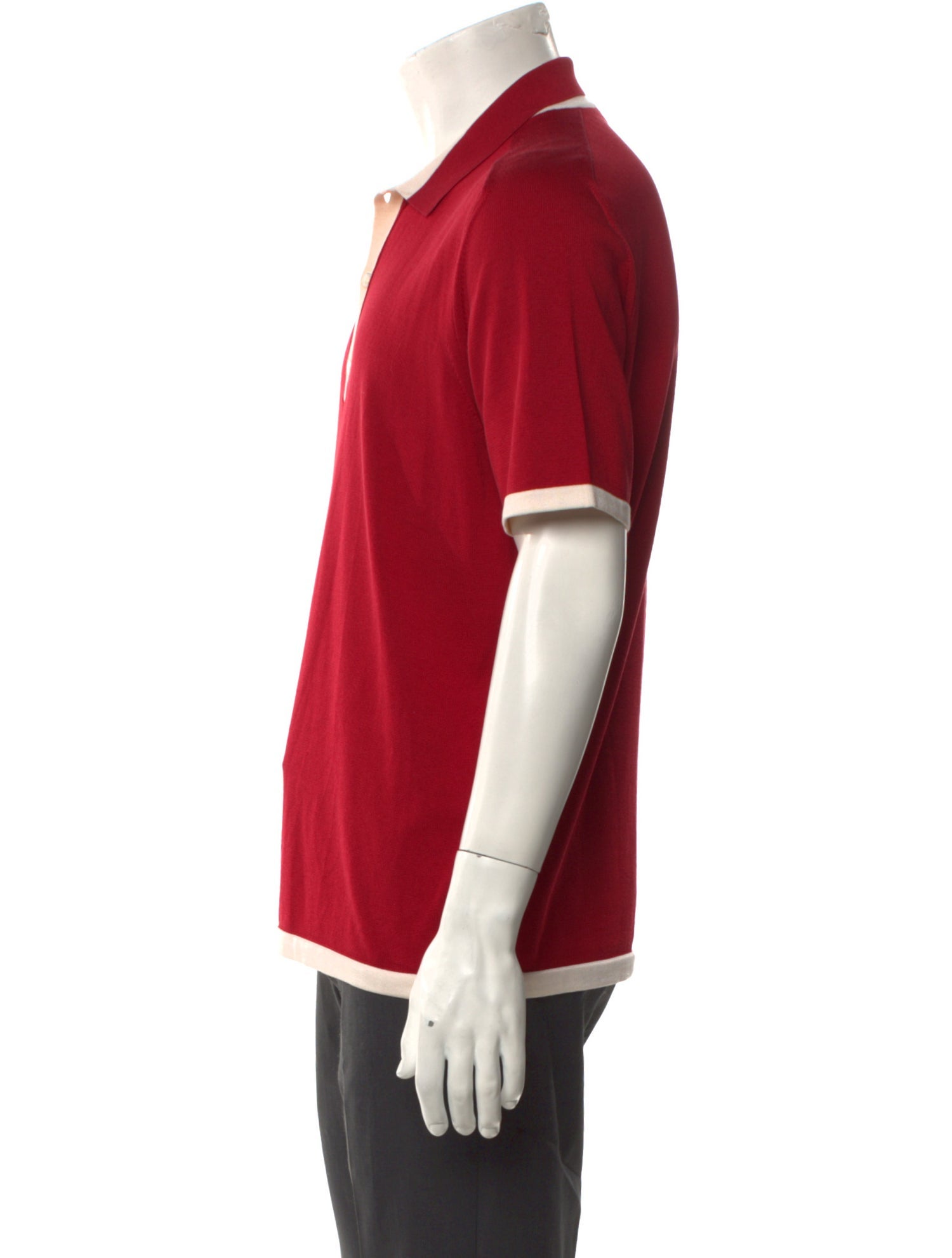 Berluti Collar Short Sleeve Polo Shirt