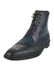 Berluti Leather Lace-Up Boots