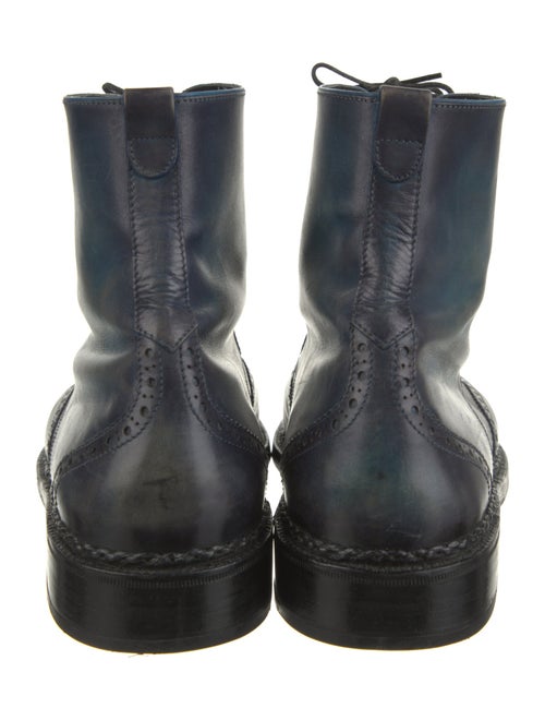 Berluti Leather Lace-Up Boots