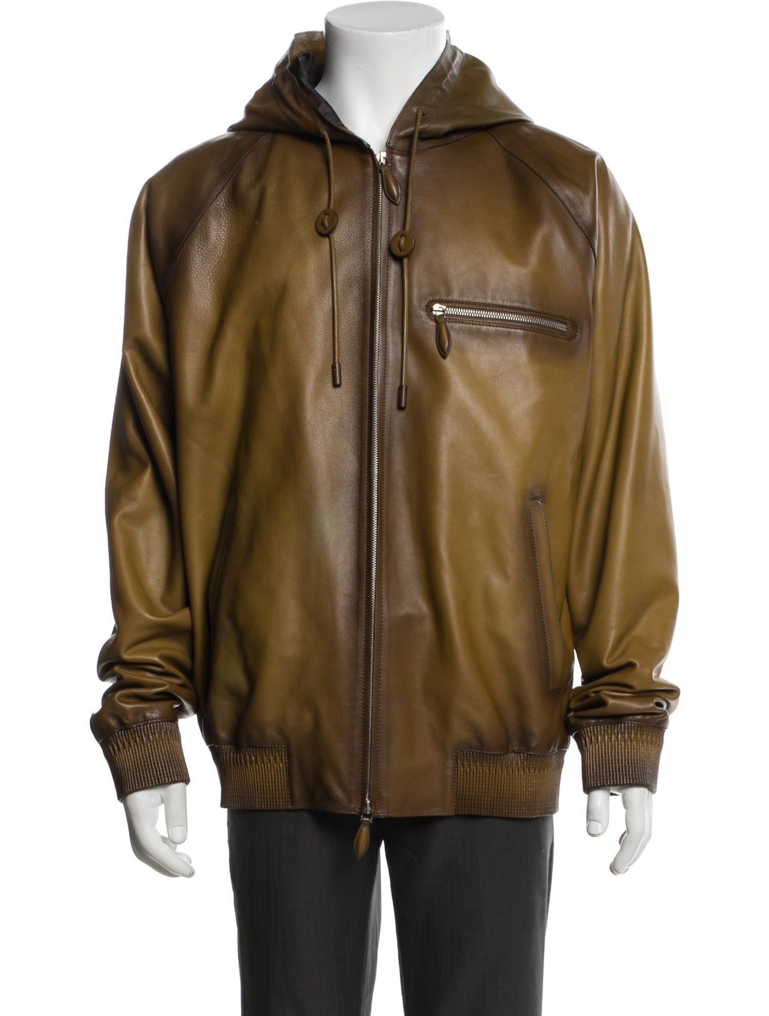Berluti Calfskin Moto Jacket