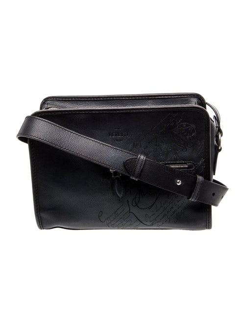 Berluti Leather Messenger Bag