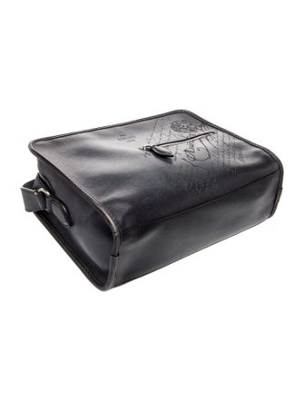 Berluti Leather Messenger Bag