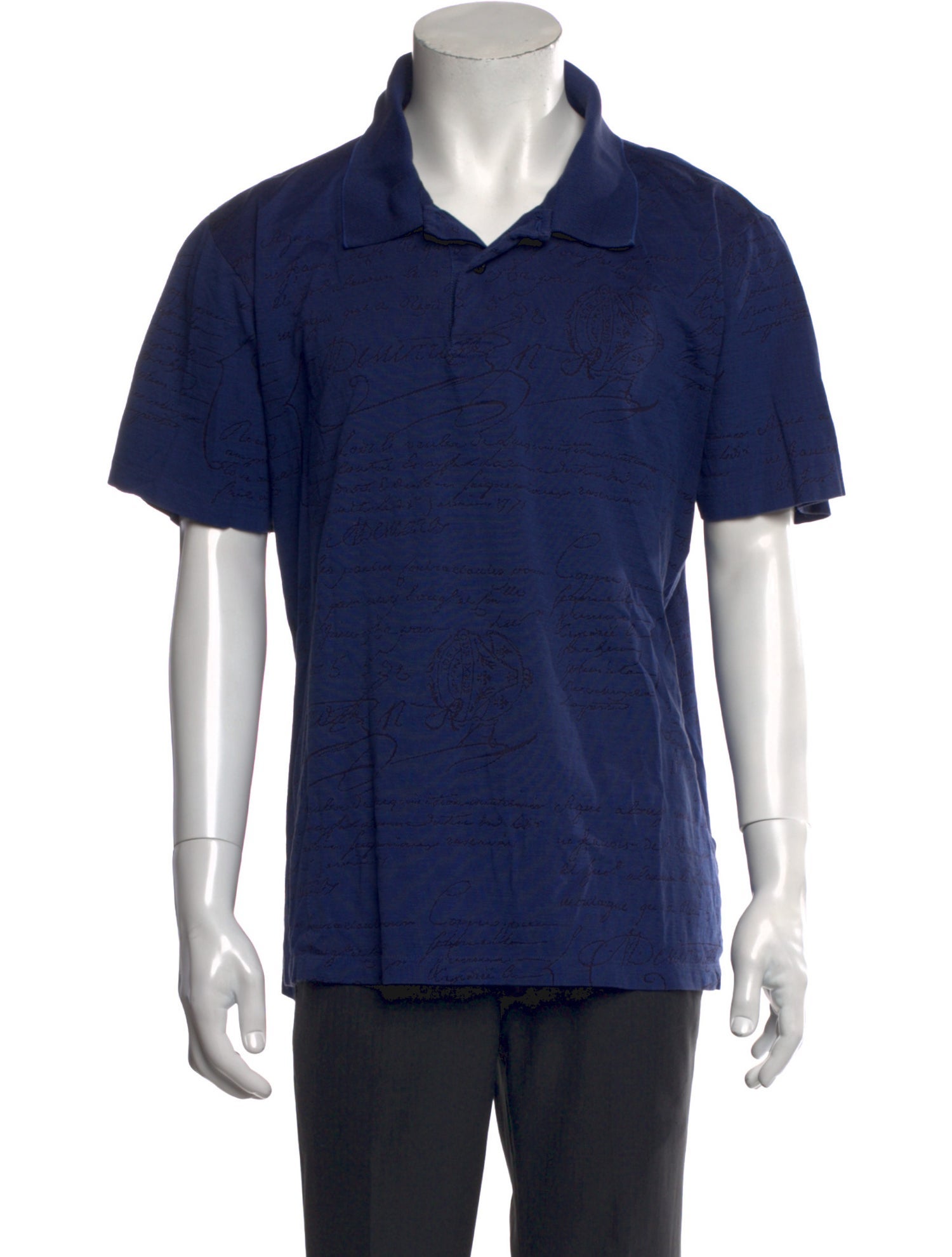 Berluti Crew Neck Short Sleeve Polo Shirt