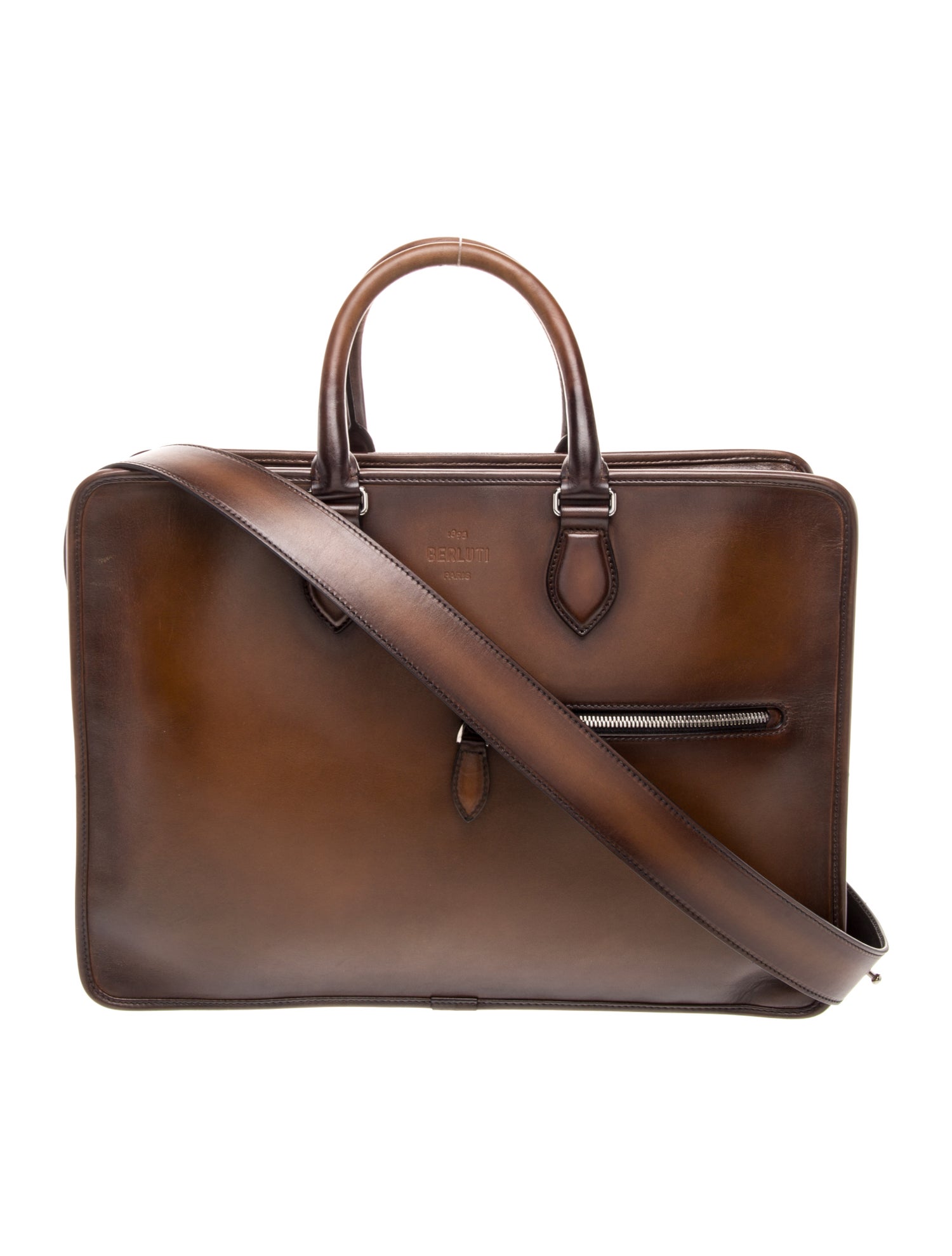 Berluti Leather Crossbody Bag