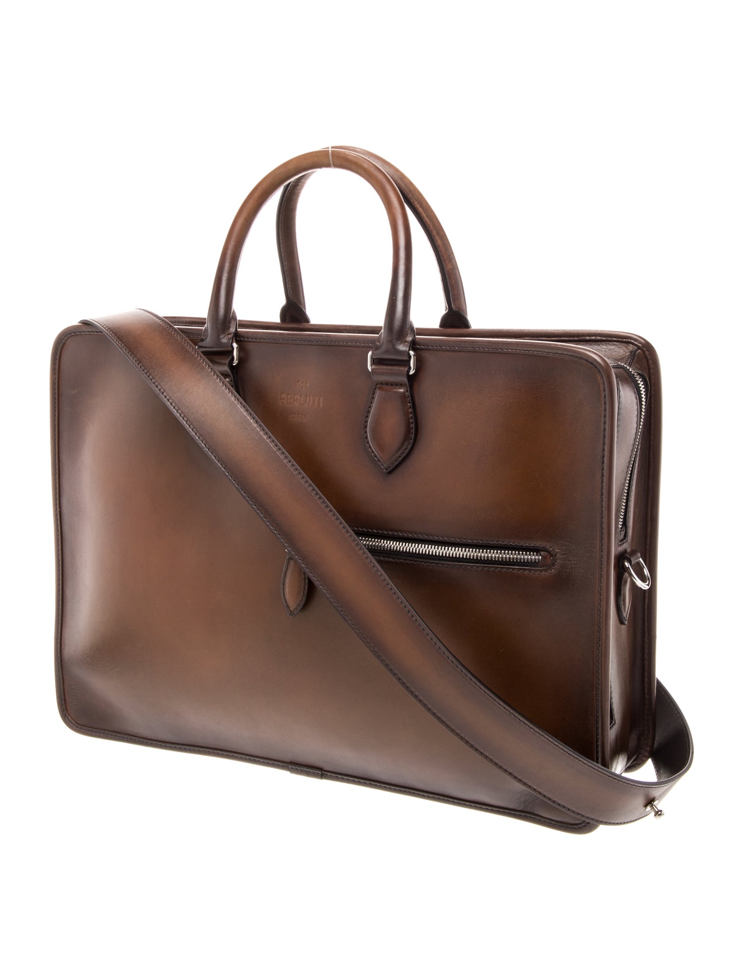 Berluti Leather Crossbody Bag