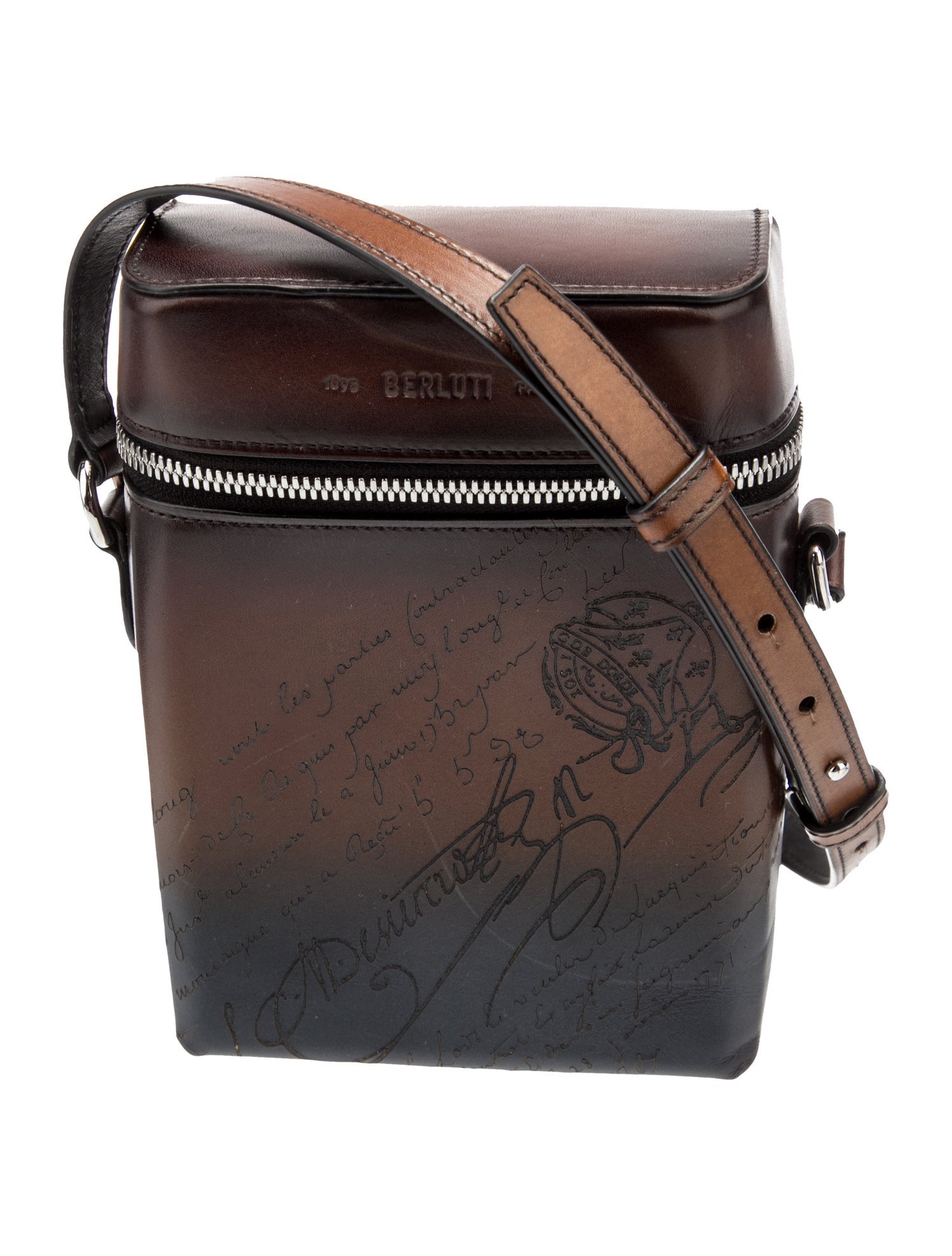 Berluti Leather Crossbody Bag