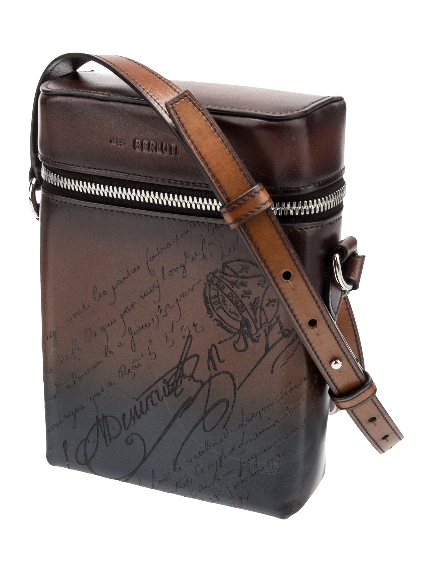 Berluti Leather Crossbody Bag