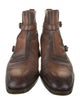 Berluti Leather Monk Straps