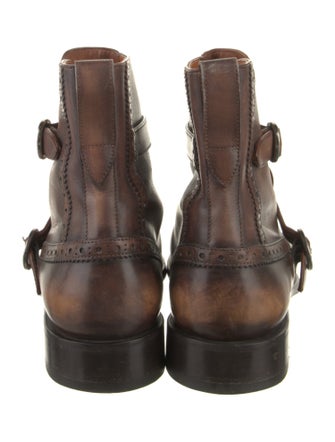 Berluti Leather Monk Straps