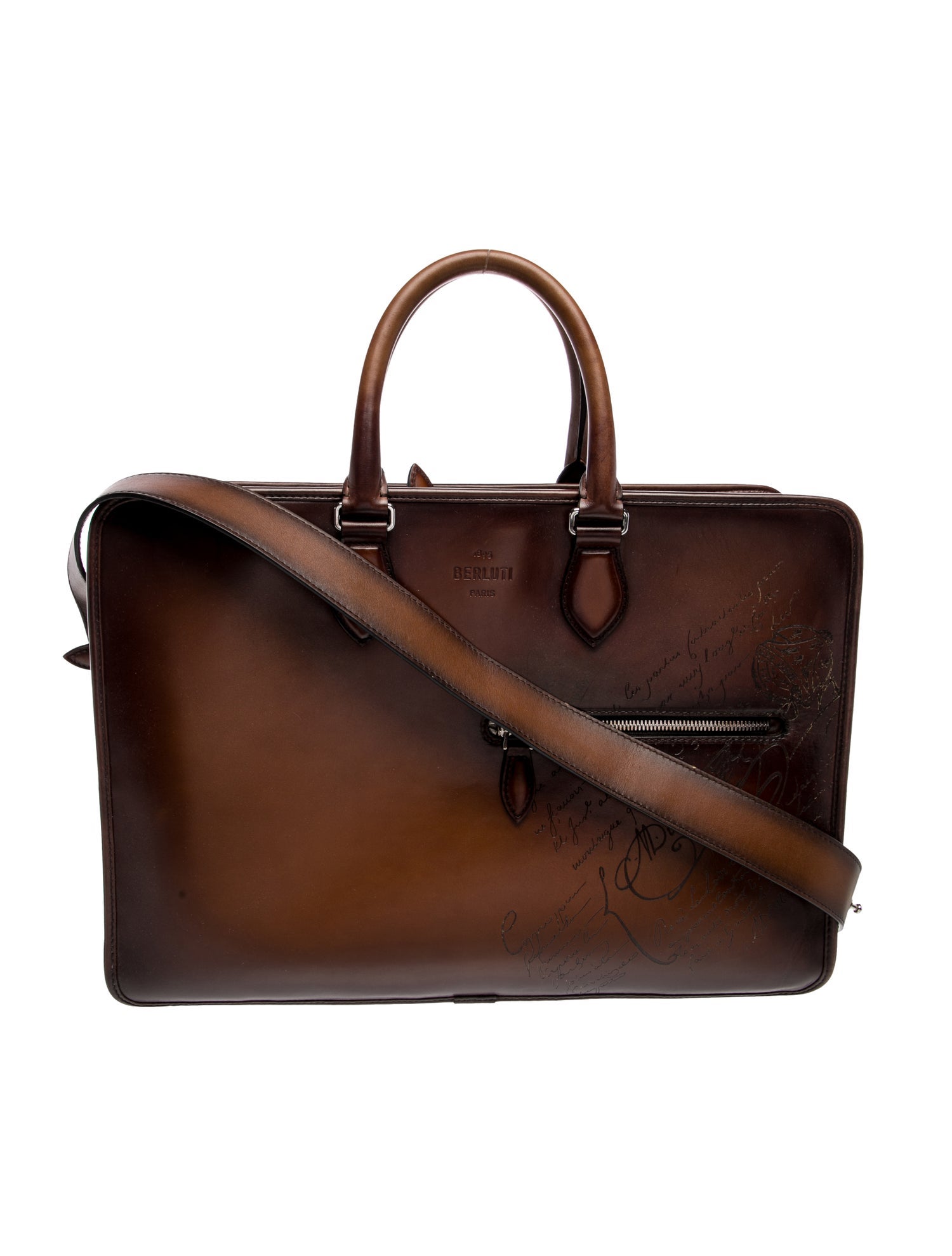 Berluti Leather Crossbody Bag