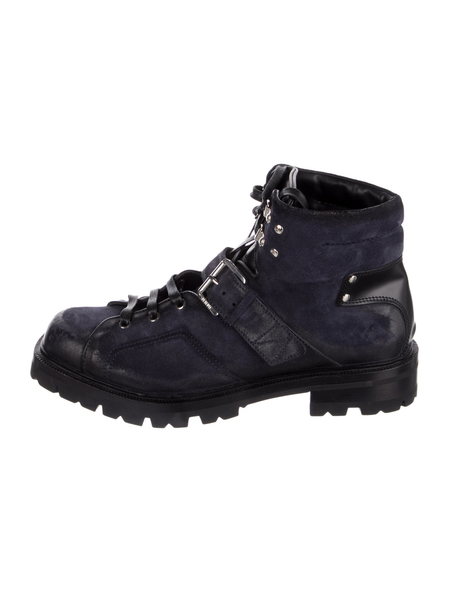 Berluti Leather Hiking Boots