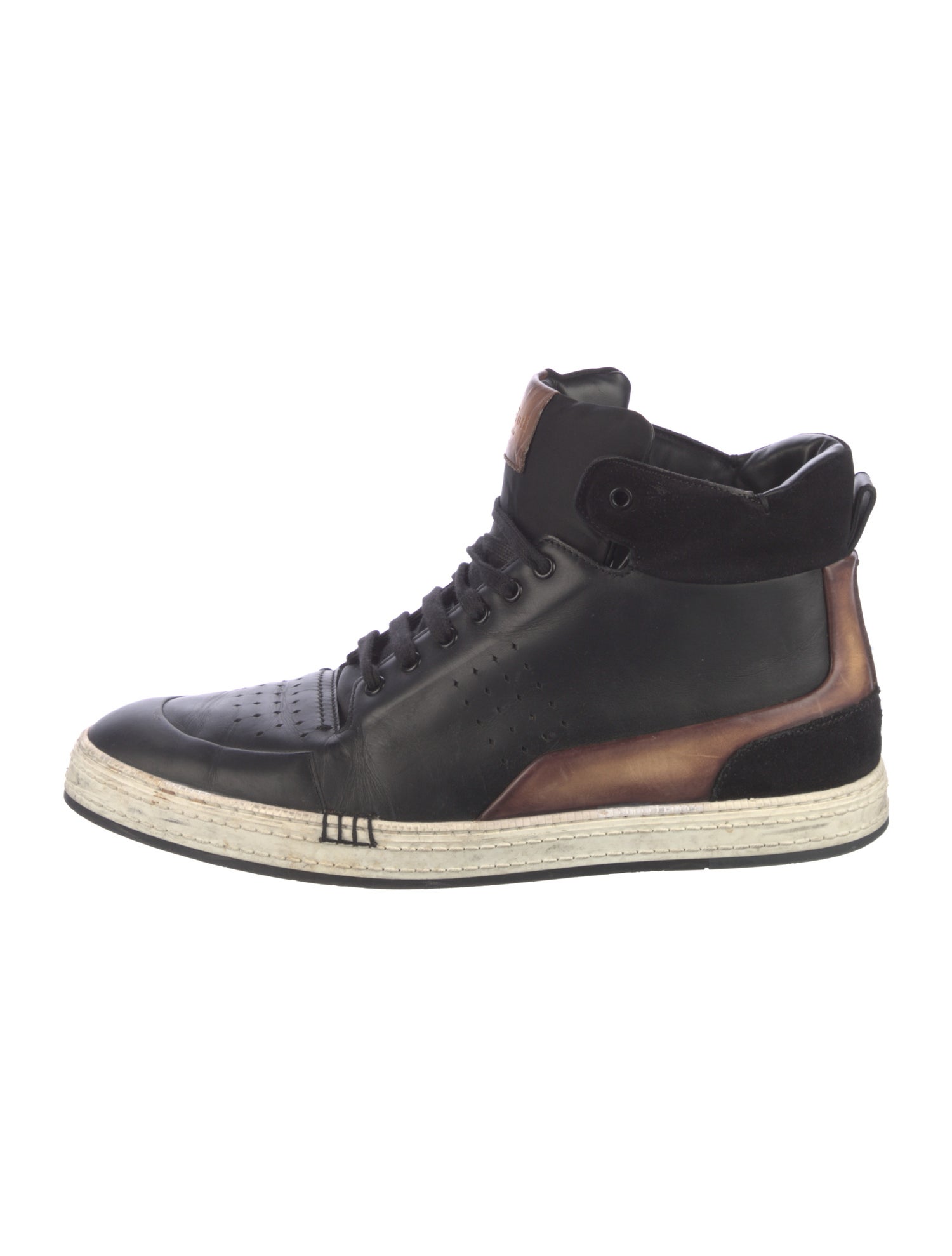 Maison Martin Margiela Metallic Future High-Top Sneakers