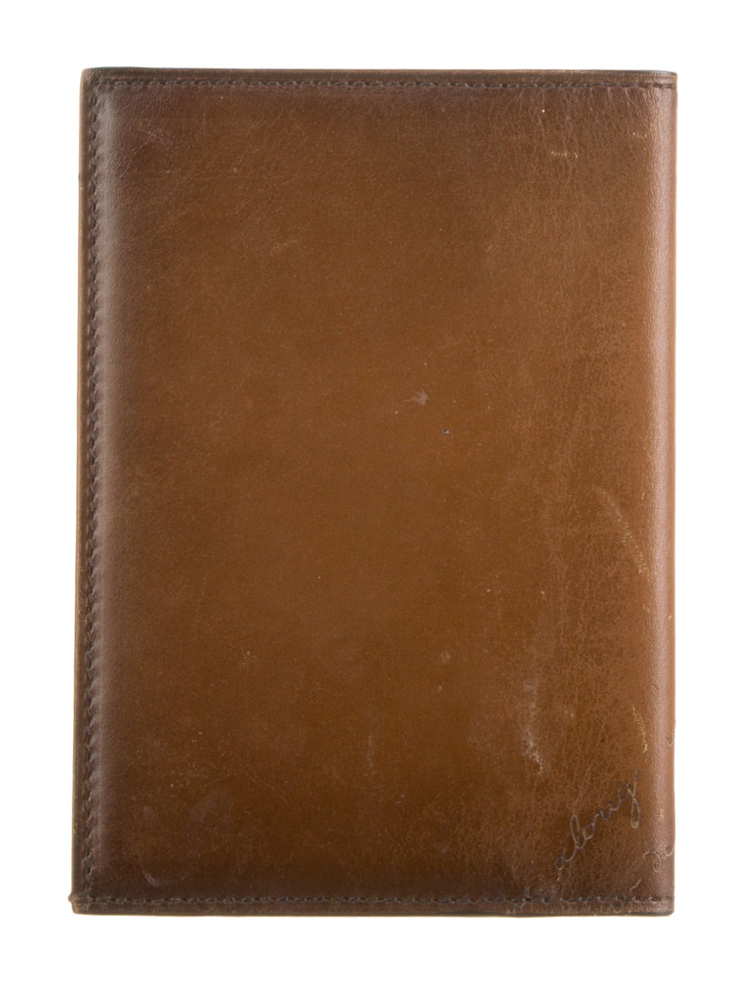 Berluti Leather Printed Card Holder