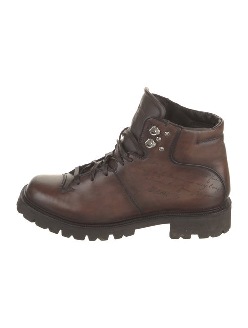 Berluti Leather Hiking Boots