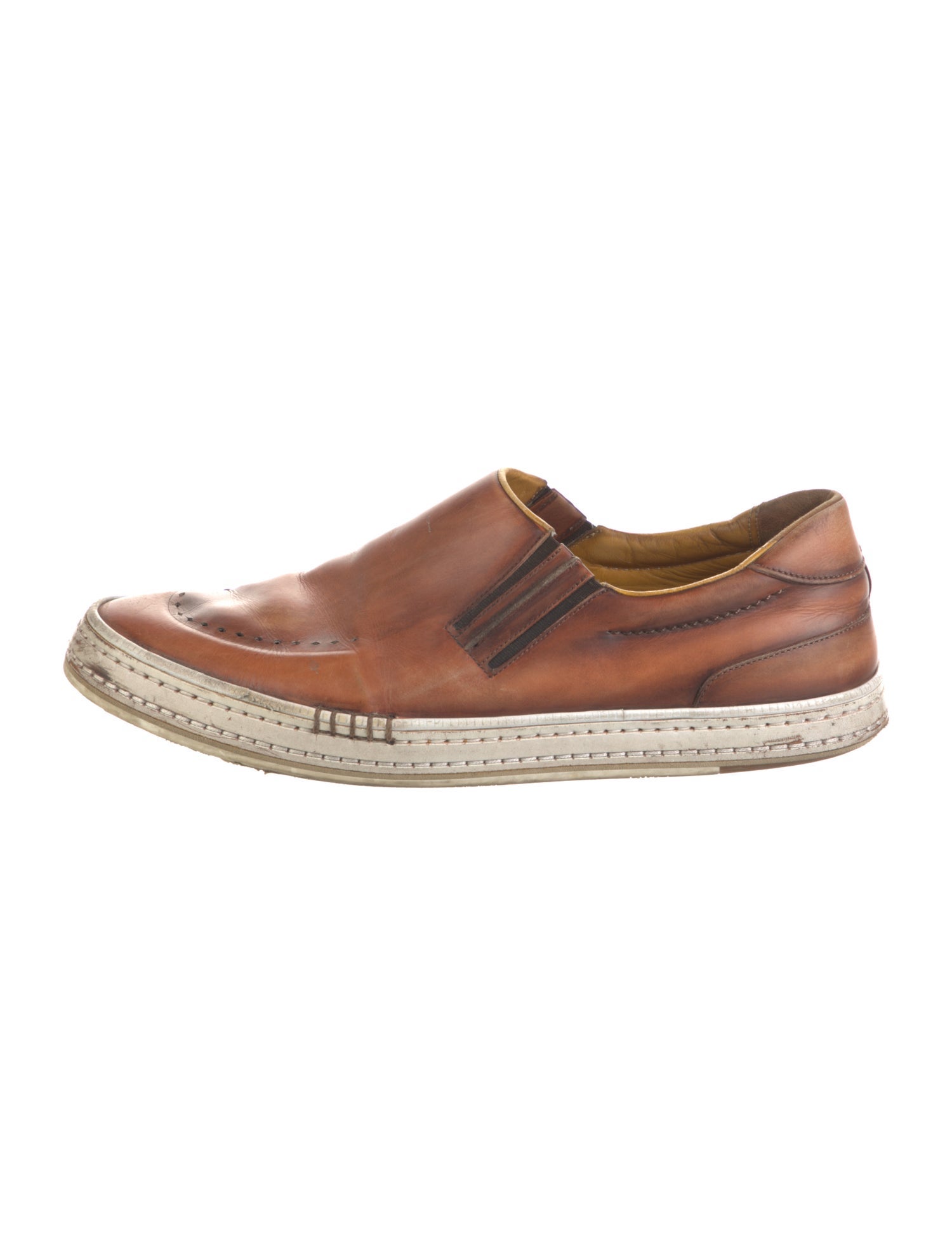 Berluti Leather Boat Shoes