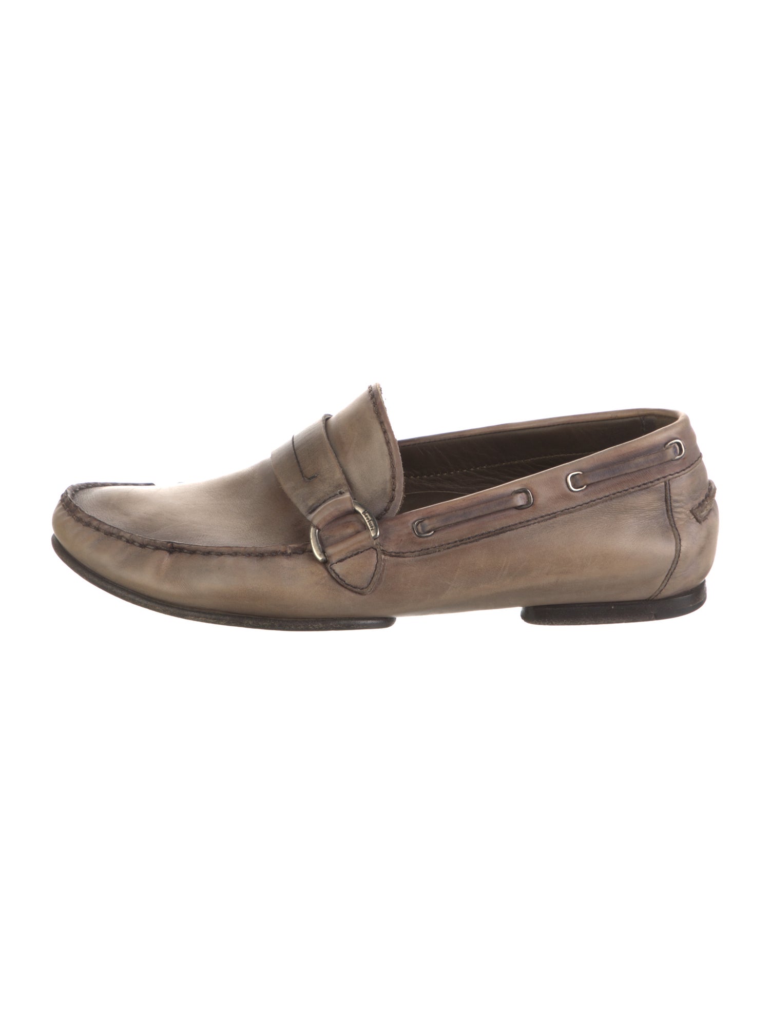 Berluti Leather Dress Loafers