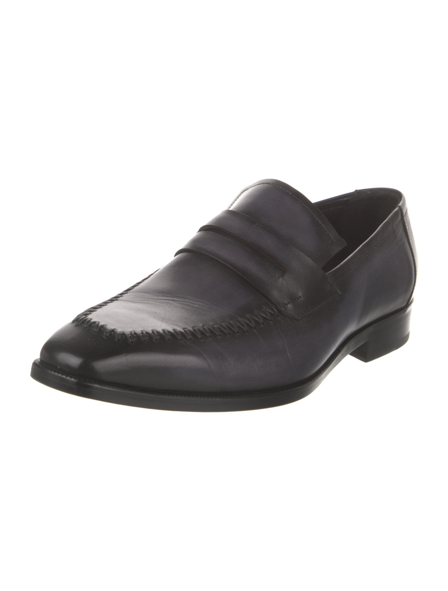 Berluti Leather Dress Loafers