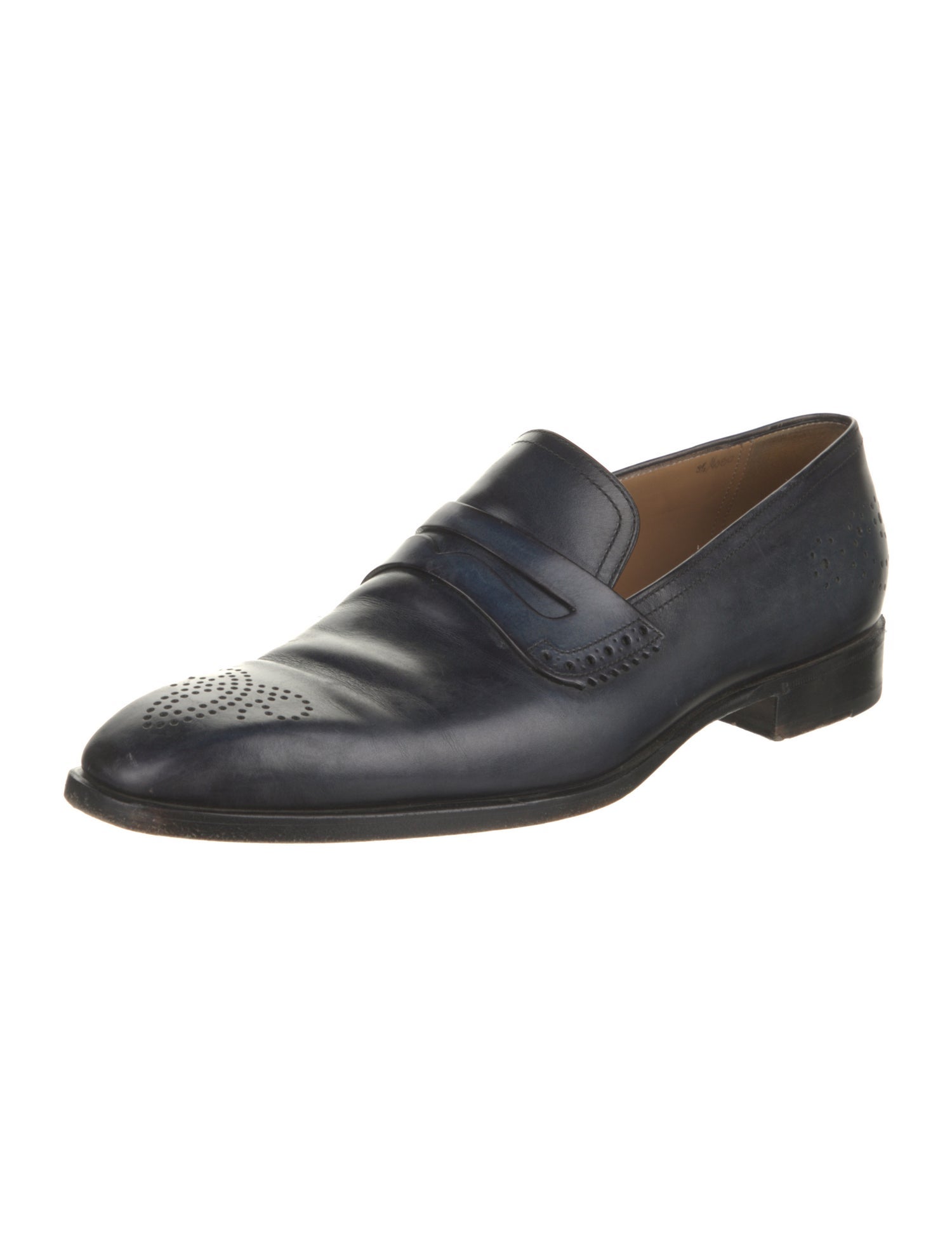Berluti Leather Dress Loafers