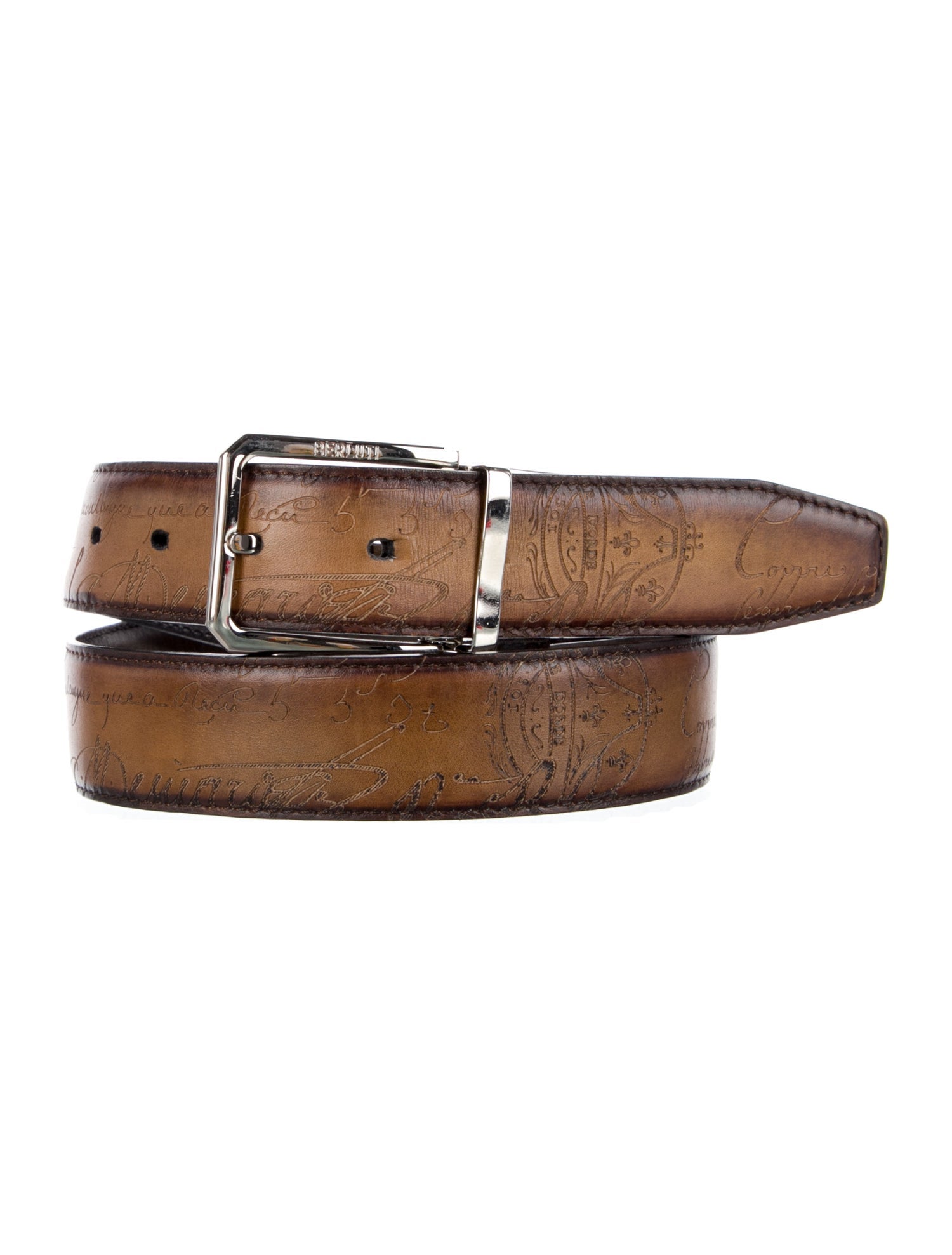 Berluti Leather Waist Belt