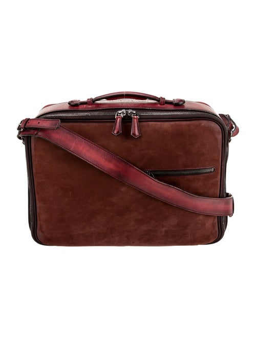 Berluti Suede Messenger Bag