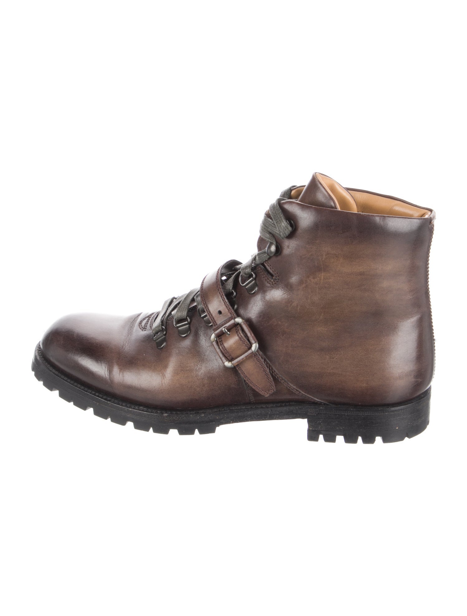 Berluti Leather Hiking Boots