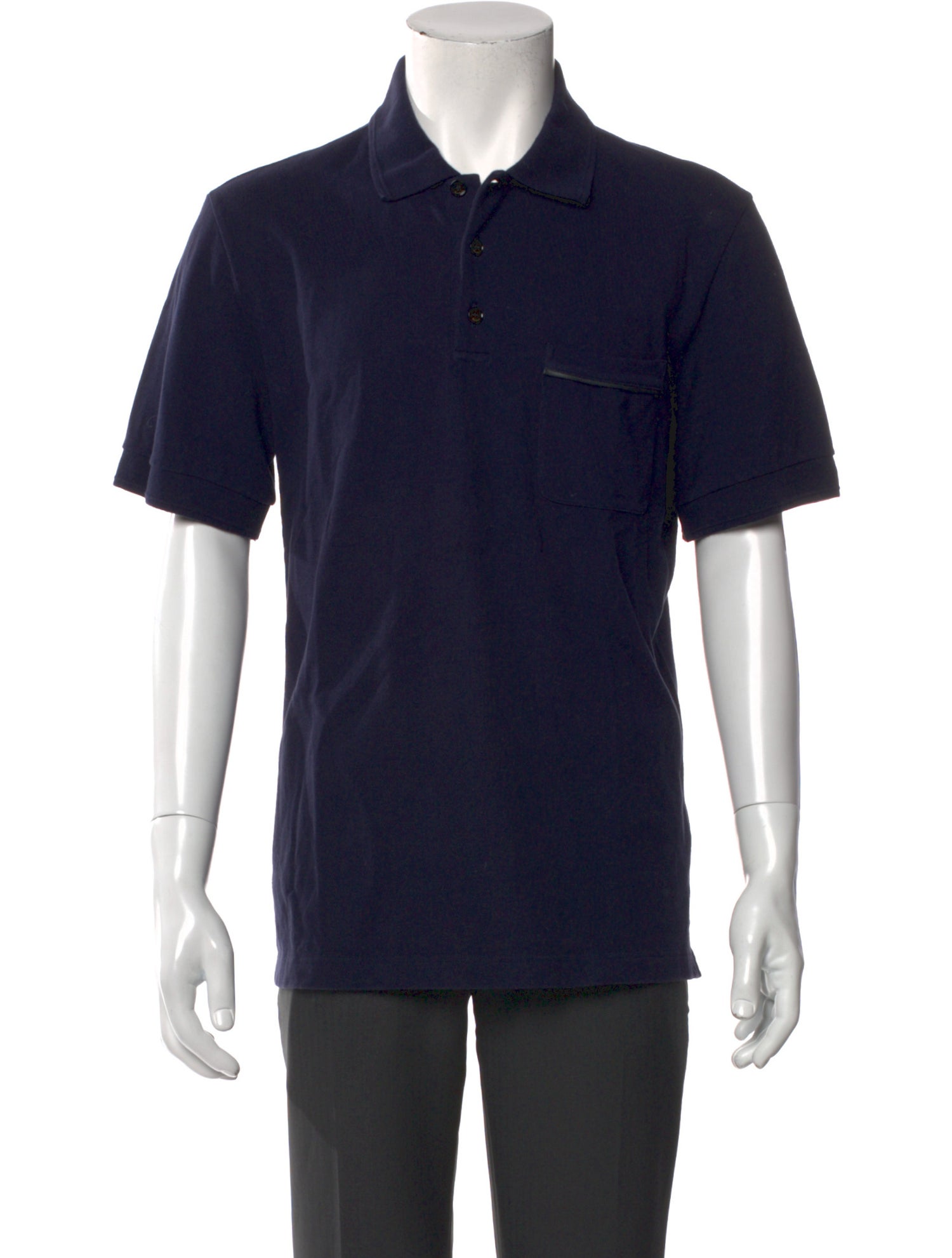 Berluti Collar Short Sleeve Polo Shirt