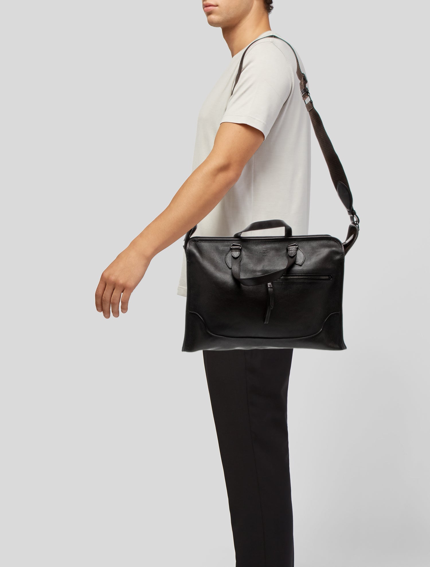 Berluti Leather Weekender Bag