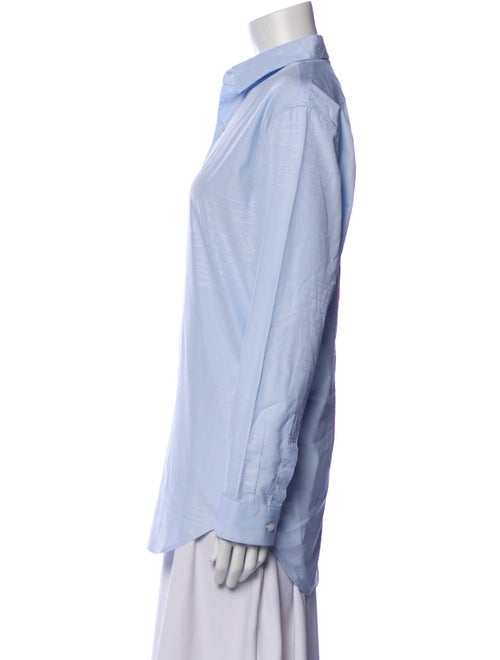 Berluti Striped Long Sleeve Button-Up Top