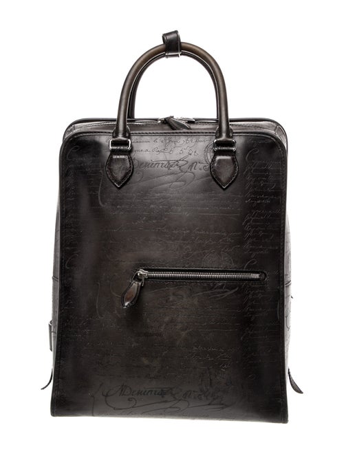 Berluti Leather Top Handle Bag