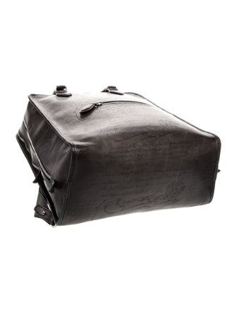 Berluti Leather Top Handle Bag