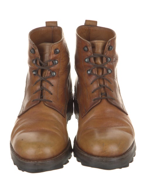 Berluti Leather Lace-Up Boots