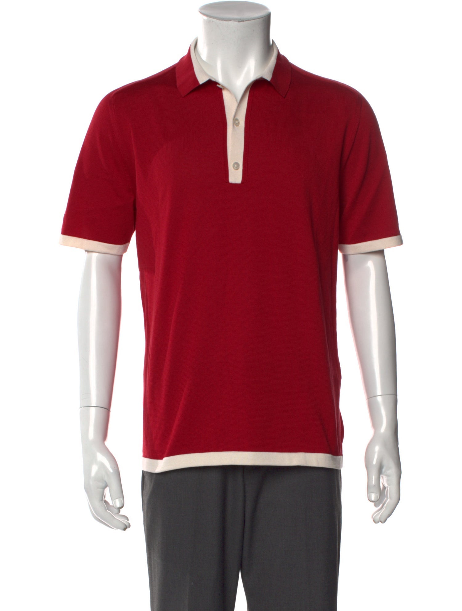 Berluti V-Neck Short Sleeve Polo Shirt w/ Tags
