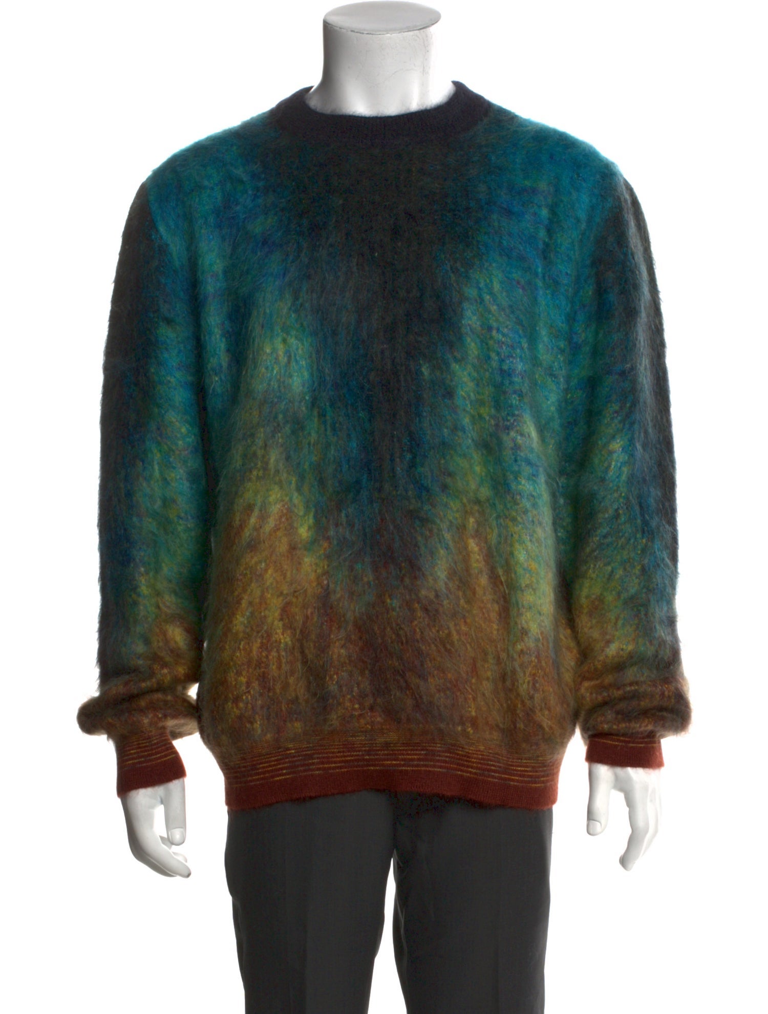 Berluti Mohair Tie-Dye Print Pullover