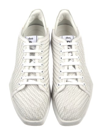 Berluti Leather Printed Sneakers