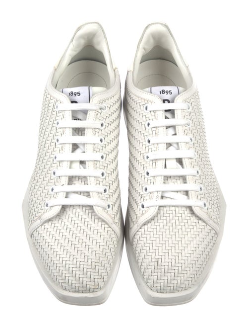 Berluti Leather Printed Sneakers