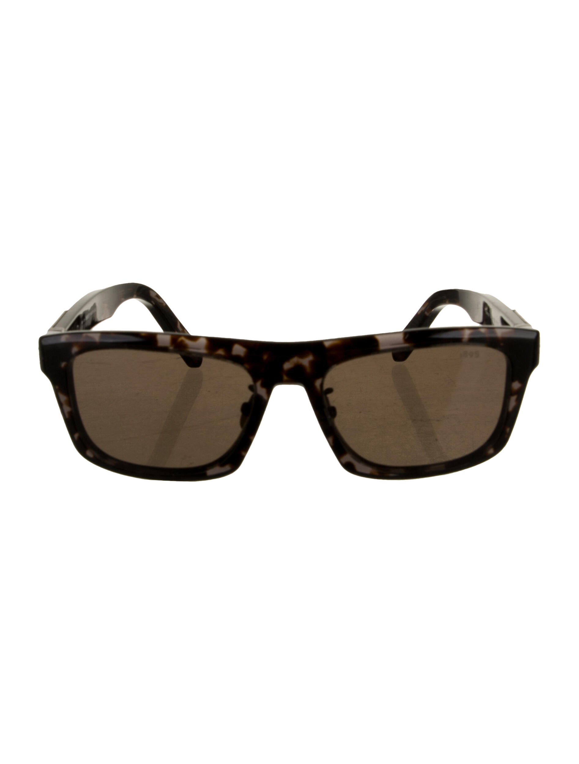 Berluti Damier PM Square Sunglasses