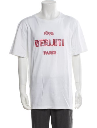 Berluti Graphic Print Crew Neck T-Shirt