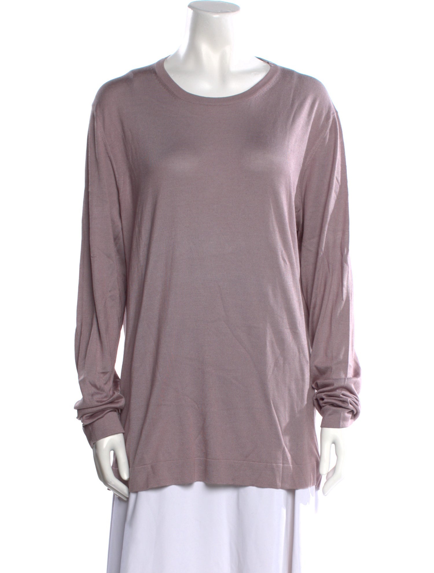 Berluti Silk Scoop Neck Sweatshirt