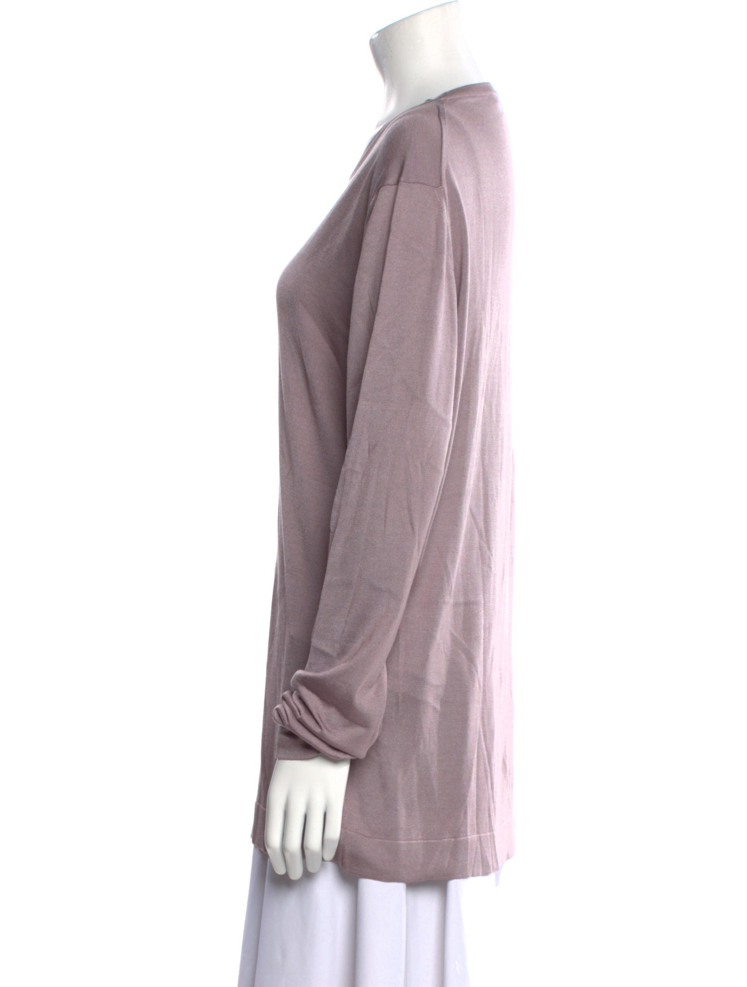 Berluti Silk Scoop Neck Sweatshirt