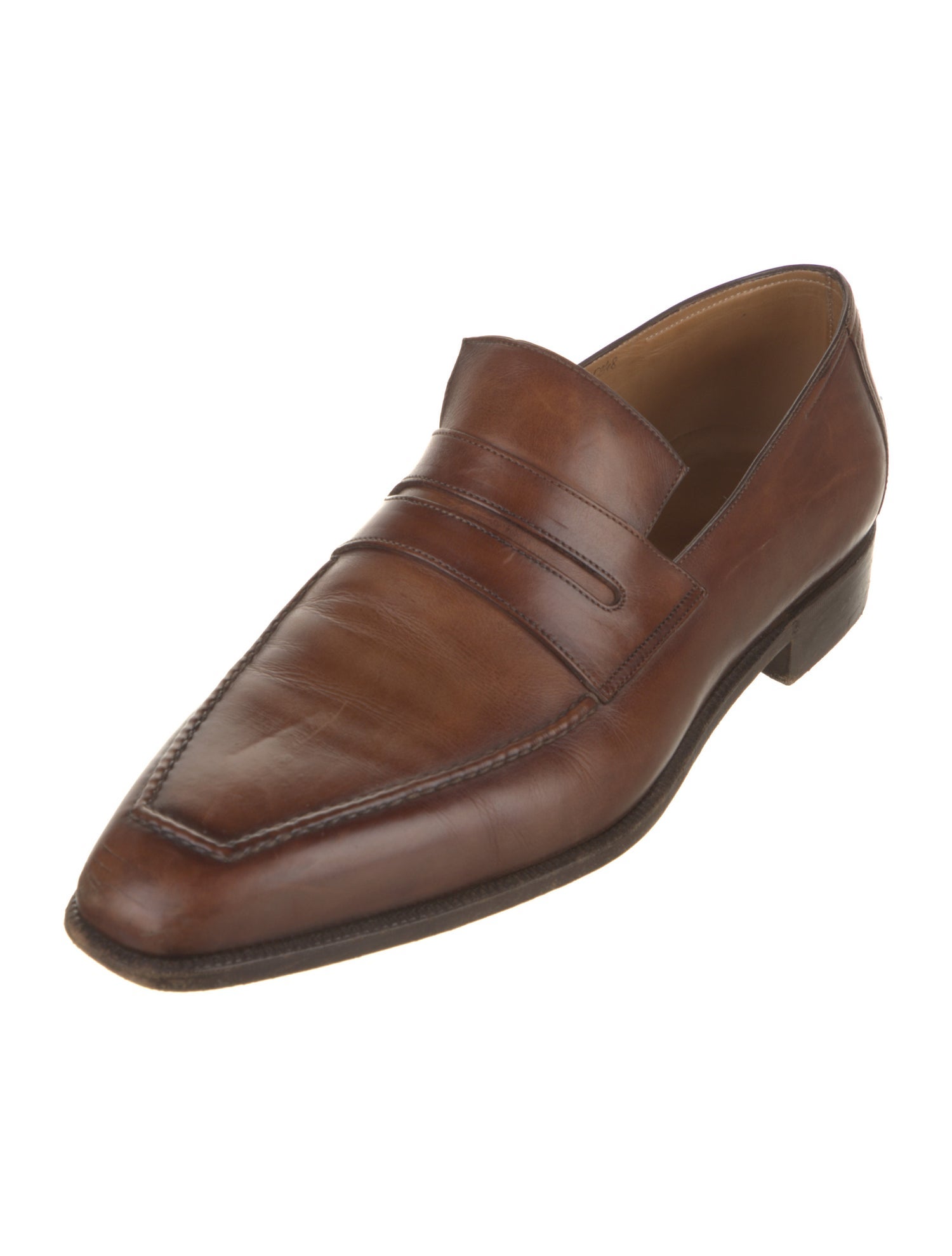 Berluti Leather Dress Loafers