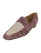 Berluti Suede Colorblock Pattern Loafers