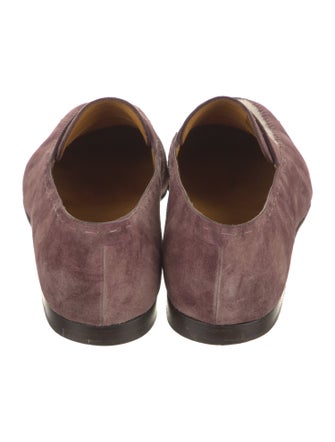 Berluti Suede Colorblock Pattern Loafers