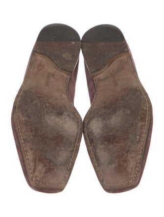 Berluti Suede Colorblock Pattern Loafers